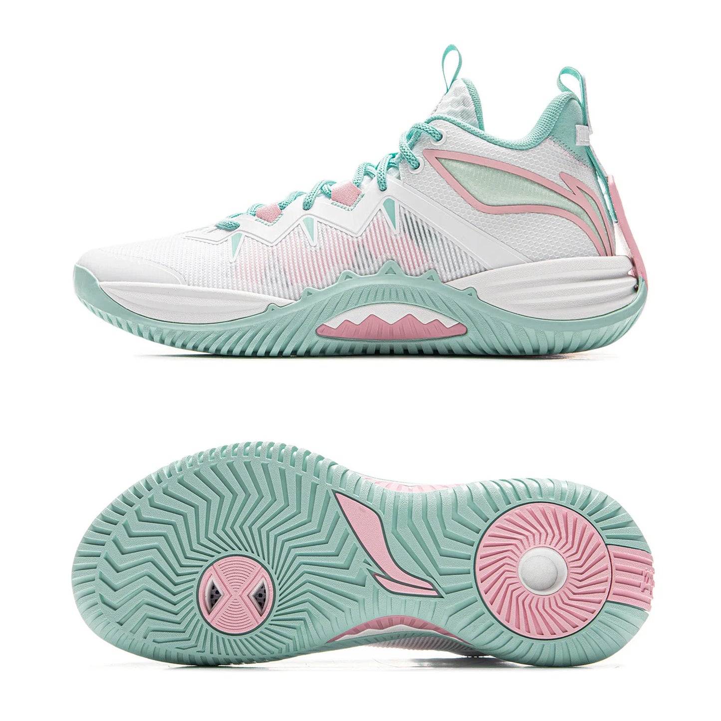 Li-Ning Men's BADFIVE STORM 2025 Outdoor Basketball Shoes BOOM Cushioning TUFF OS Wearable Li-Ning Sports Sneakers ABFV017
