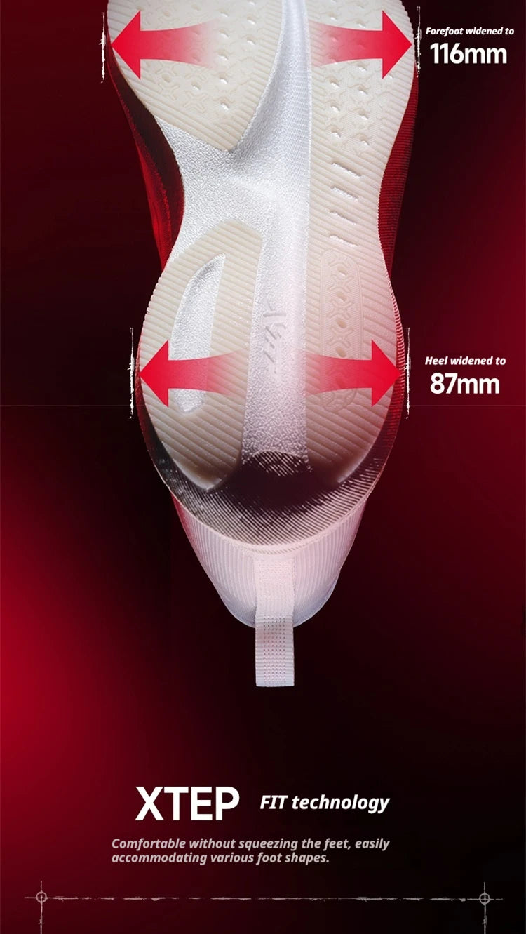 XTEP 2000km PRO Sapatilhas de Corrida para Homem 2026 Primavera Suavidade Durabilidade Estabilidade Conforto Leves Sapatilhas Desportivas Masculinas 874219110026