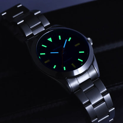 BENYAR – Nuovo orologio da uomo, marchio di lusso, orologio meccanico a carica automatica, impermeabile fino a 50 m, modello sportivo con lancette luminescenti