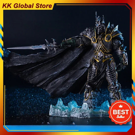 36cm World of Warcraft žaidimų periferijos 7-asis Lich King Illidan Stormrage anime figūrėlės modelis, darbastalio dekoracija, dovanos, žaislai vaikams