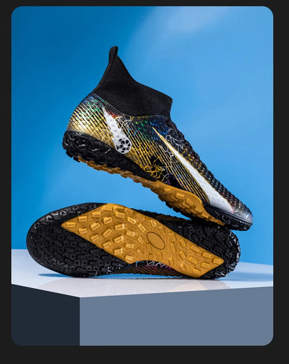 Men's Soccer Shoes Kids Football Boots Women Professional Soccer Cleats Antiskid Chaussure TF/FG Outdoor Athletic Football Shoes