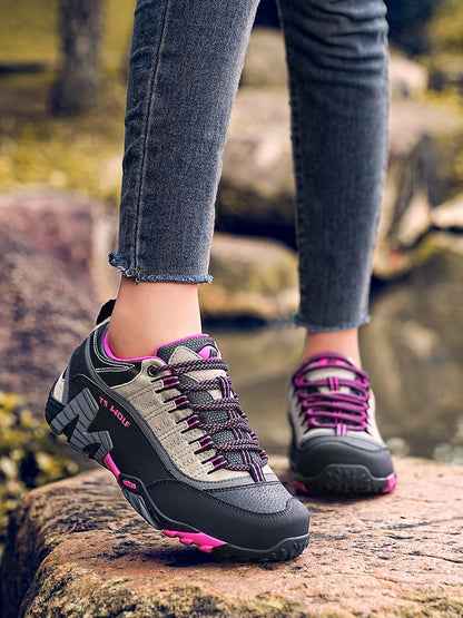 Outdoor-Liebhaber-Trekkingschuhe für Herren, wasserdichte Wanderschuhe, Bergstiefel aus echtem Leder, Woodland-Jagd- und taktische Schuhe