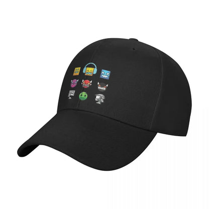 Geometry Dash Baseball Cap Unique hats tactical cap Golf Cap Ladies Men's