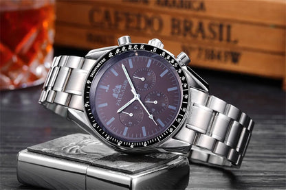 PAULAREIS P Brand Luxury Men Mechanical Watches Calendar Business Watch Men's Sports Waterproof Stainless Steel Automatic Watches