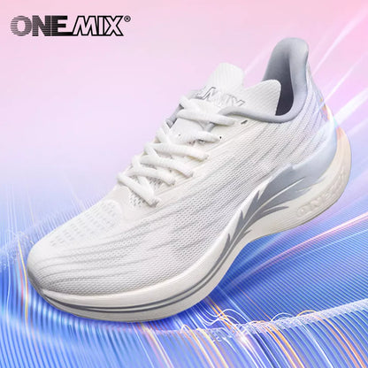 Onemix Wind Wings : chaussures de course respirantes pour hommes, marathon, sport et loisirs ; chaussures de sport légères pour femmes ; corde à sauter d'extérieur pour hommes