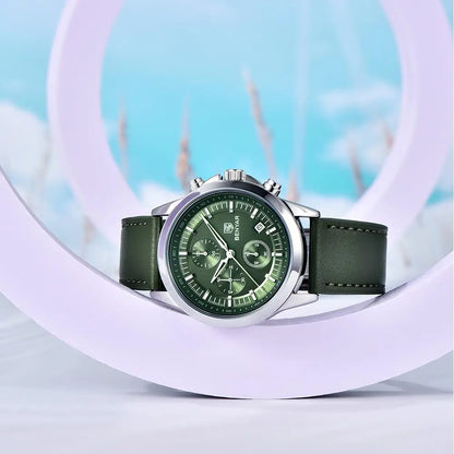 BENYAR 2024 New 40MM Men's Quartz Watch 50M Waterproof Automatic Diving Watch Luxury Fashion Men's Stainless Steel Watch
