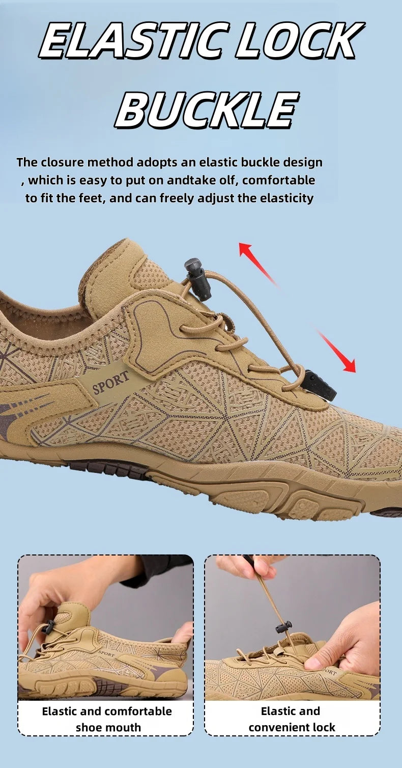 Barefoot-schoenen, sneldrogende, antislip, lichtgewicht wandelschoenen voor heren voor buitengebruik, geschikt voor het strand, wandelen, fitness, sportschoenen 36-4