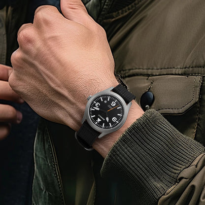 BERNY Full Titanium Automatic Watch for Men Sapphire AR Coated 10Bar Supper Luminous Men Wristwatch Sports Aviation Men Watches