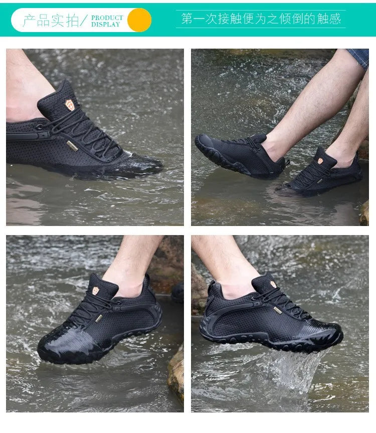 Outdoor-Kletterschuhe für Herren und Damen, Sneaker in Übergröße, Wander-Trainingsschuhe, hochwertige, verschleißfeste Abenteuer-Sportschuhe und Wasserschuhe
