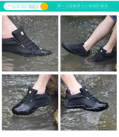 Outdoor-Kletterschuhe für Herren und Damen, Sneaker in Übergröße, Wander-Trainingsschuhe, hochwertige, verschleißfeste Abenteuer-Sportschuhe und Wasserschuhe