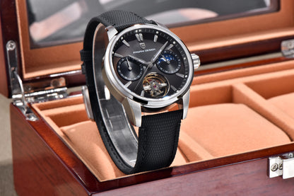 PAGANI DESIGN 2026 Men Mechanical Watch E3255Y 41mm Sapphire Crystal Stainless Steel Calendar Waterproof Reloj Hombre