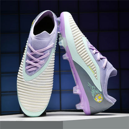 Neue Fußballschuhe für Herren, rutschfeste Fußballschuhe für Erwachsene, Outdoor-Sportschuhe für Jungen, lange Stollen, atmungsaktive und bequeme Trainings- und Wettkampf-Cleats