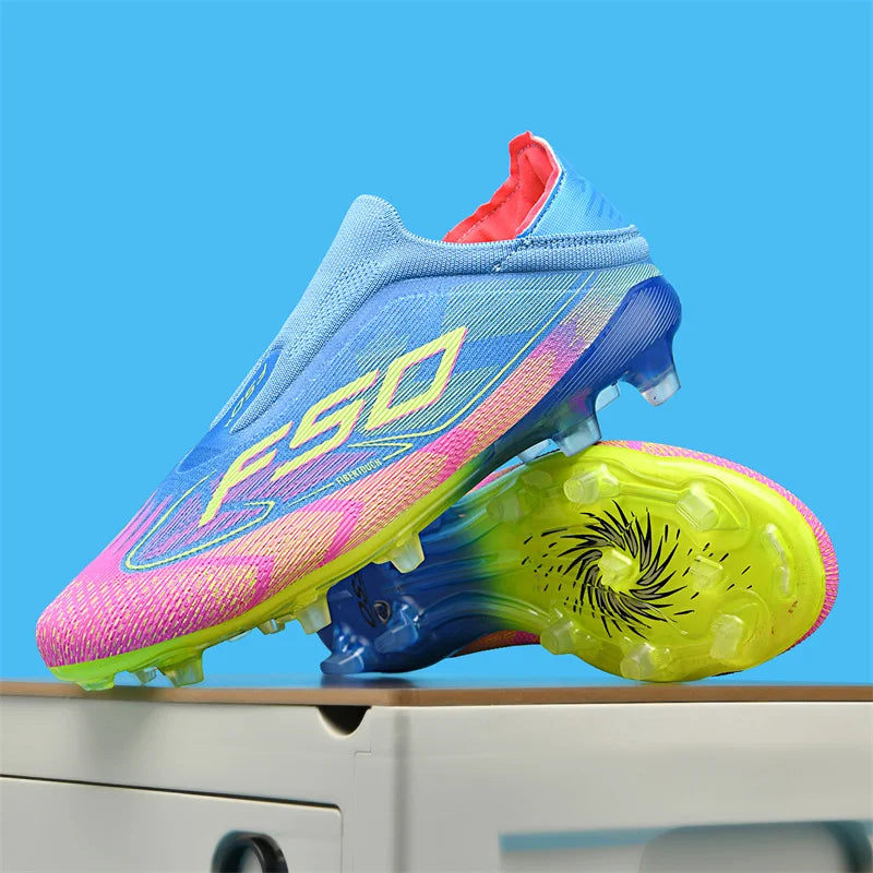 Chaussures de Football pour hommes, bottes de Football antidérapantes pour adultes, ultralégères, crampons d'intérieur, antidérapantes, Fg, gazon, Futsal, confortables, nouvelle collection