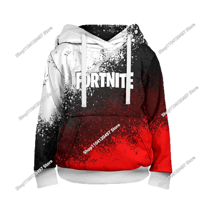 2025 uusi Fortnite 3D -painettu unisex-huppari, rento takki, pelioheistuote, cosplay, lastenvaatteet, lahjat