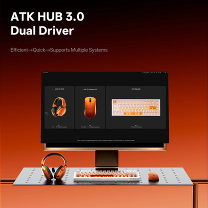 ATK Blazing Sky Z1 V2 Ultimate Wireless Mouse PAW3950 Ultra Dual 8K Gaming Mouse Ergonomic Self Developed Medium Large Hand