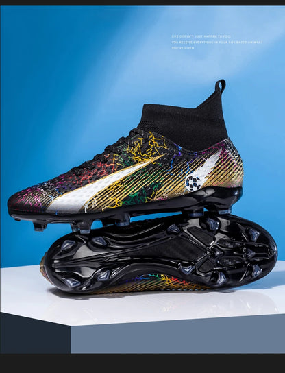 Men's Soccer Shoes Kids Football Boots Women Professional Soccer Cleats Antiskid Chaussure TF/FG Outdoor Athletic Football Shoes