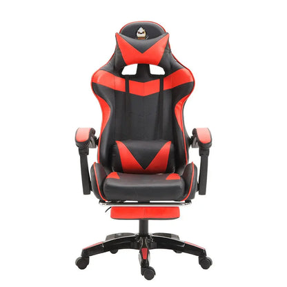 Silla gaming Sillón gaming Silla de oficina ajustable en altura con función reclinable ajustable, orejas de gato y cojines