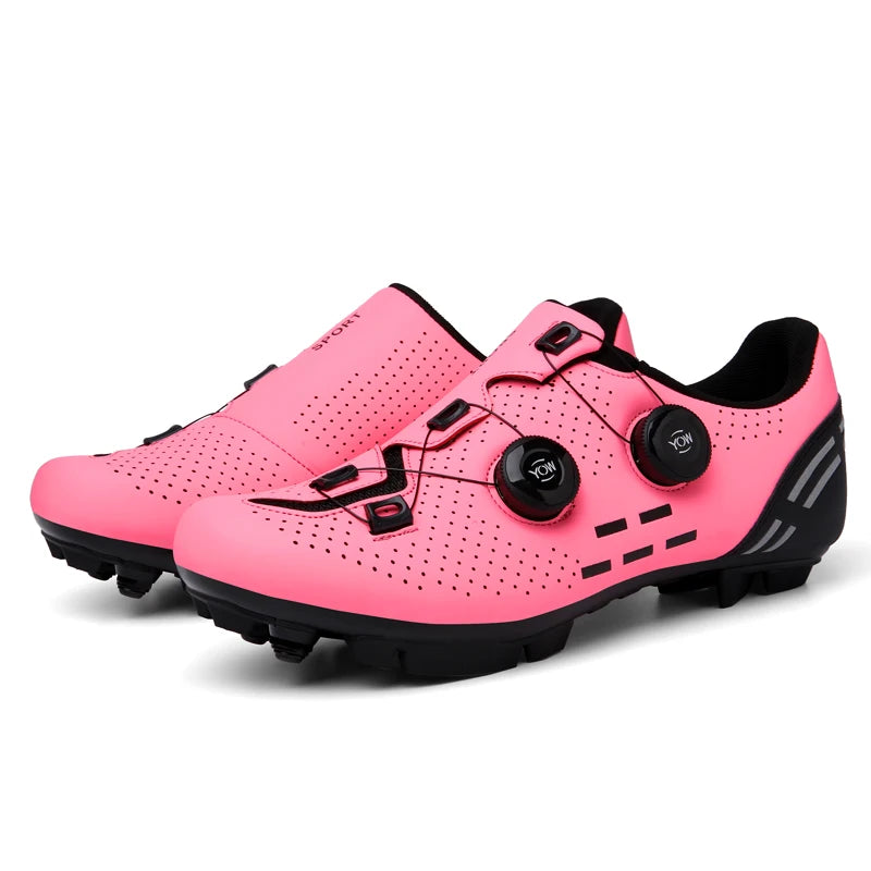 Hochwertige Fahrradschuhe für Herren, SPD, selbstverriegelnd, Rennrad-Sportschuhe, MTB-Mountainbike-Schuhe für Damen, rutschfeste Fahrradschuhe 36-47