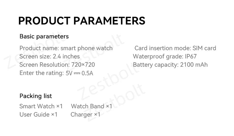 M99 Smartwatch 5G With 2.4inch Amoled Screen 900W Rotating Camera WIFI GPS Position Compass NFC Bluetooth Smart Watch Men Women