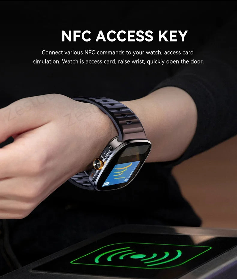 M99 Smartwatch 5G With 2.4inch Amoled Screen 900W Rotating Camera WIFI GPS Position Compass NFC Bluetooth Smart Watch Men Women