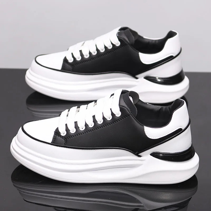 Kleine witte schoenen voor koppels Heren- en damesschoenen Sportschoenen Heren-sneakers Met verhoogde binnenzool Casual sportschoenen