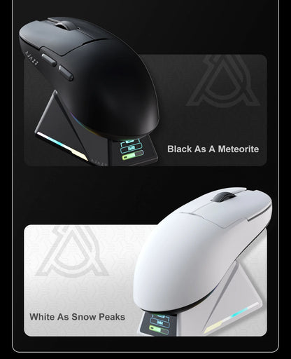 Bezdrôtová herná myš AJAZZ AJ159 APEX/AJ159PRO s RGB magnetickou nabíjacou základňou, ľahká herná myš AJ159P pre PC a notebook