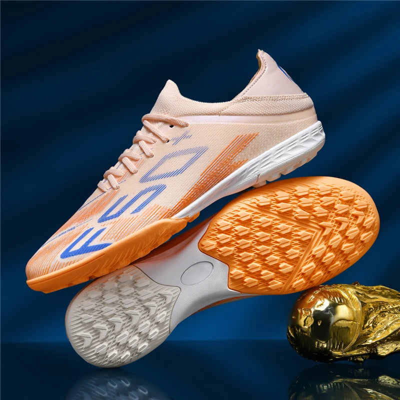 New Men's Soccer Shoes Futsal Football Boots Sneakers Match Grass Cleats High-Quality Non-Slip Indoor Hot-Selling High-Top Outdoor