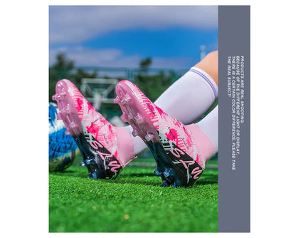 Brand Fashion Football Sneakers for Men Women Professional Field Boot Big Size 46 Long Spikes Soccer Cleats Men botas de futbol