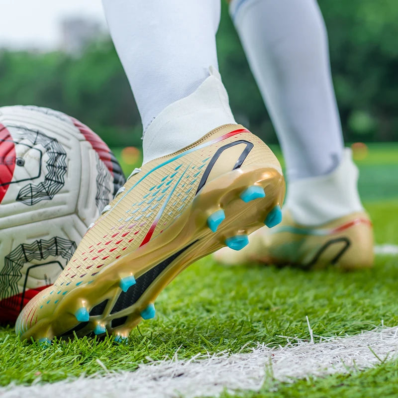 Men's Football Boots Professional Turf Futsal Match Grass Unisex Outdoor Training Soccer Shoes Soccer Cleats Non-slip Breathable