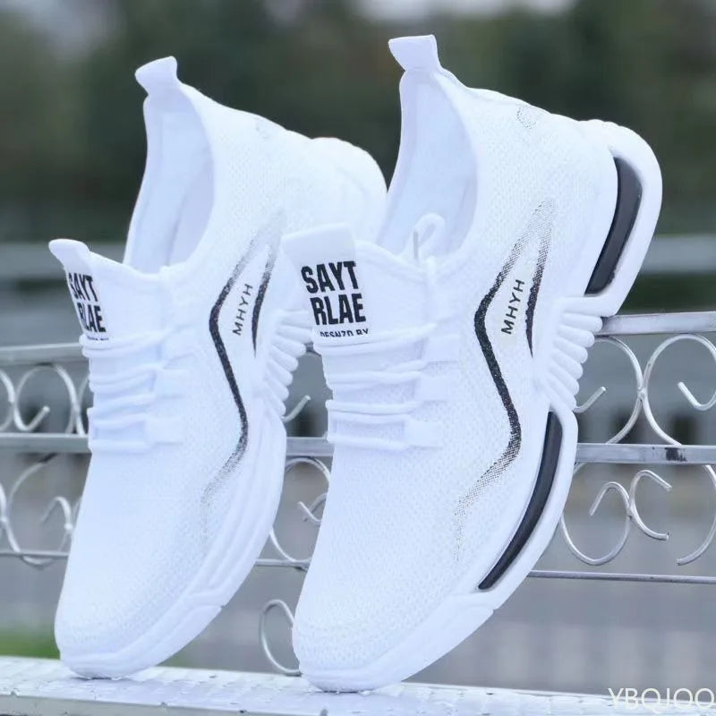 2025 grande taille printemps et automne nouveau respirant léger décontracté chaussures pour hommes Niche tendance polyvalent plat sport chaussures pour hommes