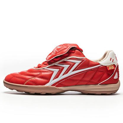 Chaussures de football TF pour adultes, semelle extérieure en caoutchouc flexible, tige en PU souple, chaussures pratiques pour l'entraînement quotidien de football.