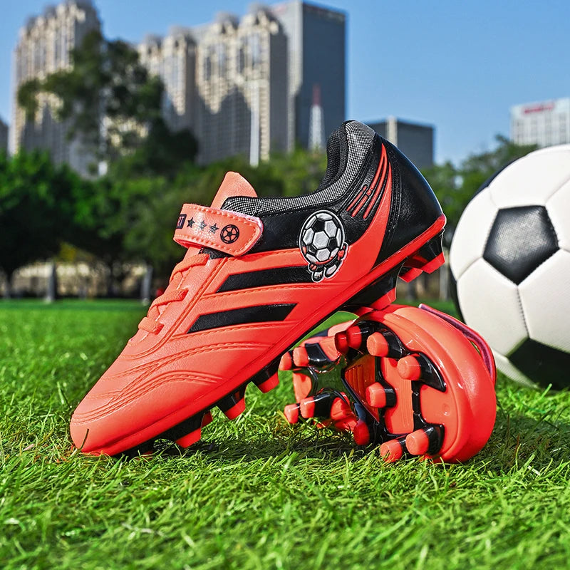 Chaussures de football pour enfants, garçons et filles, crampons de football à tige basse, baskets d'entraînement en plein air pour enfants, bottes de football tendance pour étudiants