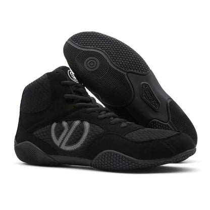 2026 New Trend Wrestling Sneakers Men Breathable Gym Training Shoe Man Non-Slip Men Fighting Shoes Mid-Top Boxing Shoes for Men