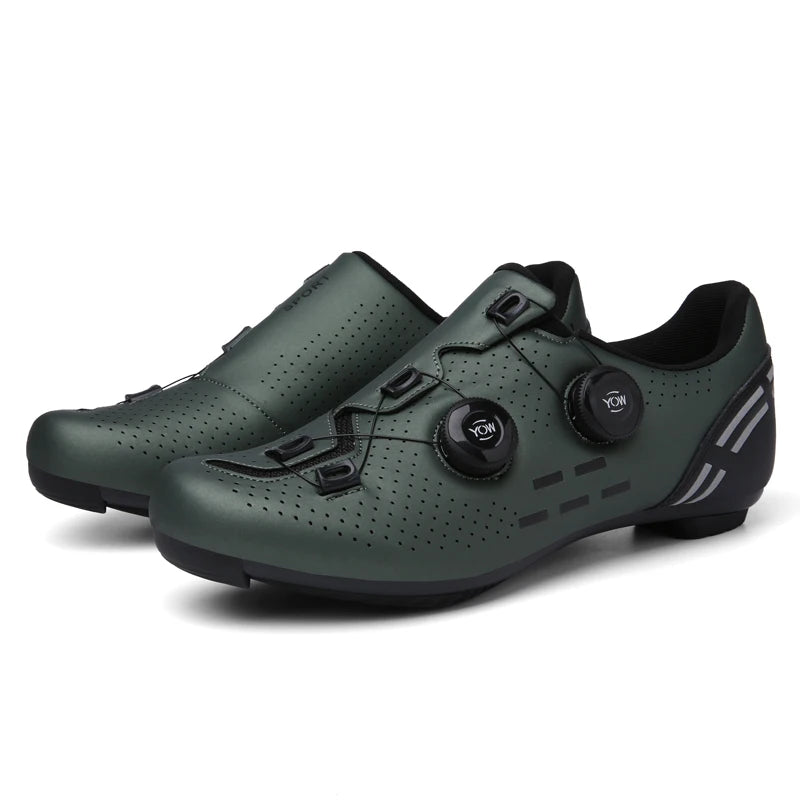 Hochwertige Fahrradschuhe für Herren, SPD, selbstverriegelnd, Rennrad-Sportschuhe, MTB-Mountainbike-Schuhe für Damen, rutschfeste Fahrradschuhe 36-47