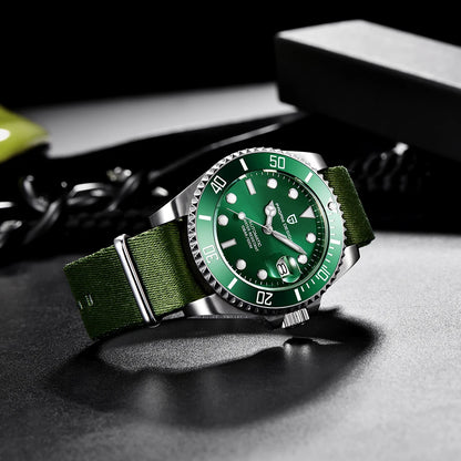 New PAGANI DESIGN Diving Automatic Mechanical Watch Luxury Sports Waterproof Watch Stainless Steel Sapphire Luminous Watch for Men