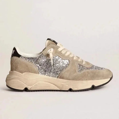 2026 new lightweight couple retro made shoes, star thick soled dad shoes, casual sports board shoes
