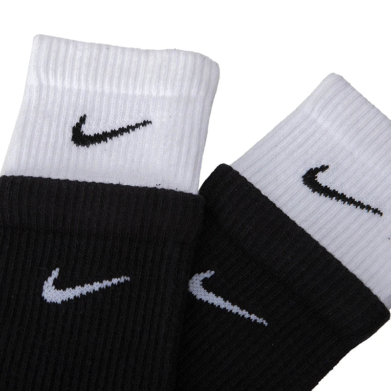 „Nike“ kojinės: vyriškos kojinės, moteriškos kojinės, kasdieninės kojinės, madingos kojinės iki blauzdos vidurio, krepšinio, bėgimo ir fitneso kojinės Dd2795-011