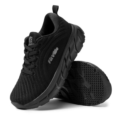 Buty męskie FitVille z szeroką przednią częścią, dobrze amortyzowane, bardzo szerokie, antypoślizgowe, lekkie i oddychające buty do biegania