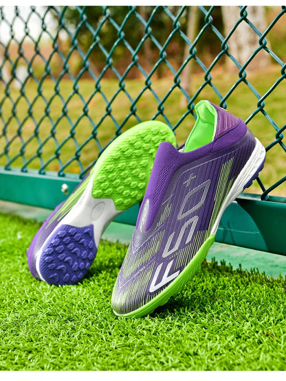 New Men's Soccer Shoes Futsal Football Boots Sneakers Match Grass Cleats High-Quality Non-Slip Indoor Hot-Selling High-Top Outdoor