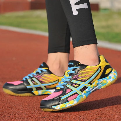 2022 New Women Sneakers Men Badminton Shoes Light Black Breathable Female Outdoor Sports Training Women Athletics Sports Green