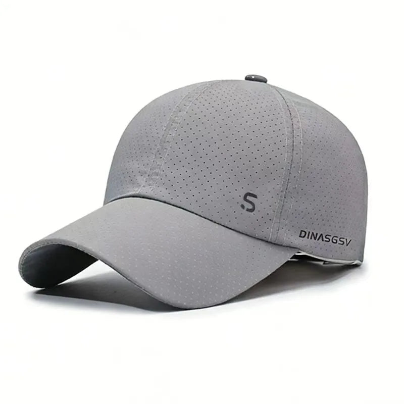 1 piece of summer quick drying mesh breathable outdoor sports duckbill cap for men and women sun shading baseball cap