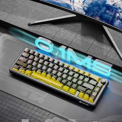 Attack Shark X65 PRO HE Magnetic Switch Keyboards 8K RT0.001mm Side Engraving Bluetooth Wireless Gaming Keyboards Windows Mac PC
