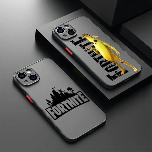 Hot Game F-Fortnites -puhelinkuori Xiaomi Redmi Note 14 13 12 12S 11 11S 10 10S 9T 9S 8 7 Pro Plus 4G 5G -malleille, mattapintainen läpinäkyvä takakuori