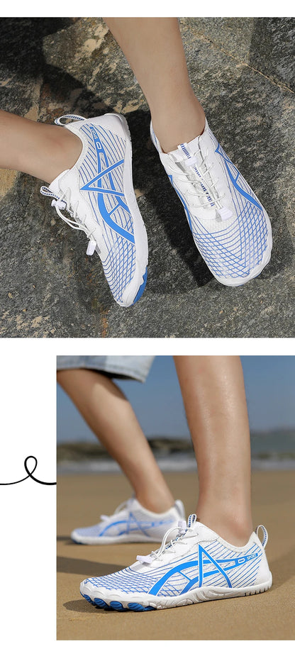 Aqua Shoes for Men, Water Shoes, Barefoot Beach Shoes, Unisex Quick-Dry Outdoor Wading Shoes, Gym Training Footwear Sneakers Size 35-46