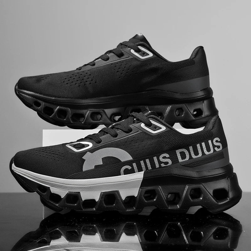 Herren-Laufschuhe Offroad-Schuhe Dämpfende Jogging-Schuhe Rutschfeste atmungsaktive Mesh-Luxusschuhe Outdoor-Paar-Trainer Renn-Sneaker