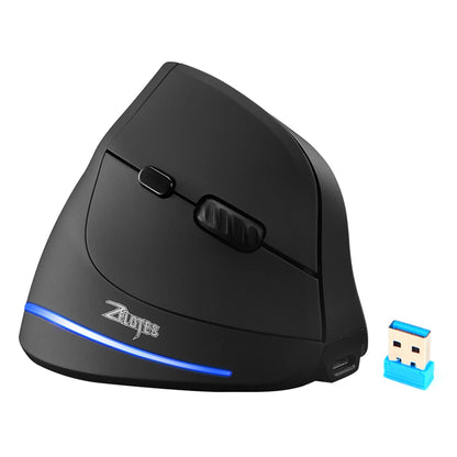 F-36 ergonomikus vertikális egér 2.4G+BT1+BT2 vezeték nélküli, jobb- és balkezes számítógépes gaming egér, optikai USB egér számítógéphez és laptophoz