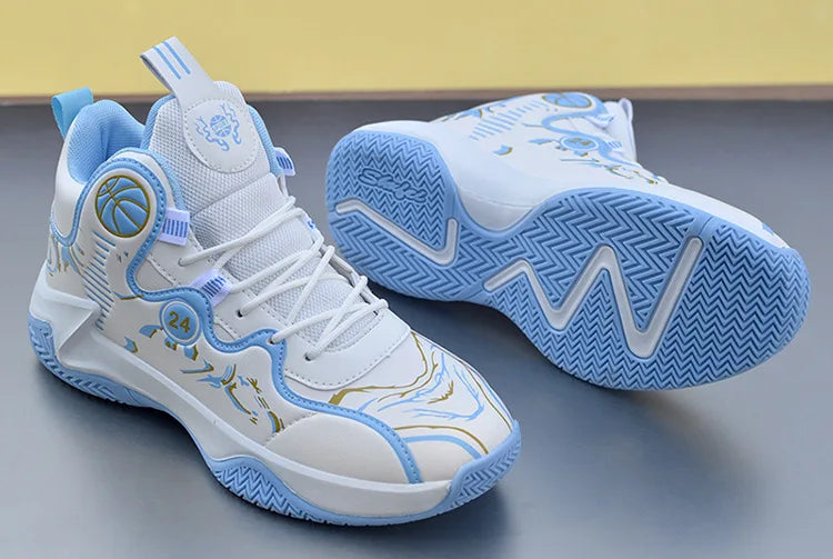 Myynti Koripallokengät Miehet Korkeavartiset Urheilu Ulkoilu Iskunvaimennus Hombre Urheilukengät Miesten Kengät Mukavat Valkoiset Tennarit zapatillas