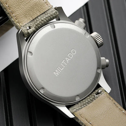 Militado VK61 VK67 Quarz-Chronographenuhr 39mm 316L-Edelstahlgehäuse 3 Zifferblätter wasserdicht 100M Multifunktions-Militäruhr