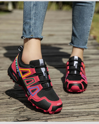 Women's Waterproof Hiking Shoes Outdoor Sports Shoes Women's Walking Travel Sports Shoes Bicycle Sports Shoes Running Sports Sho