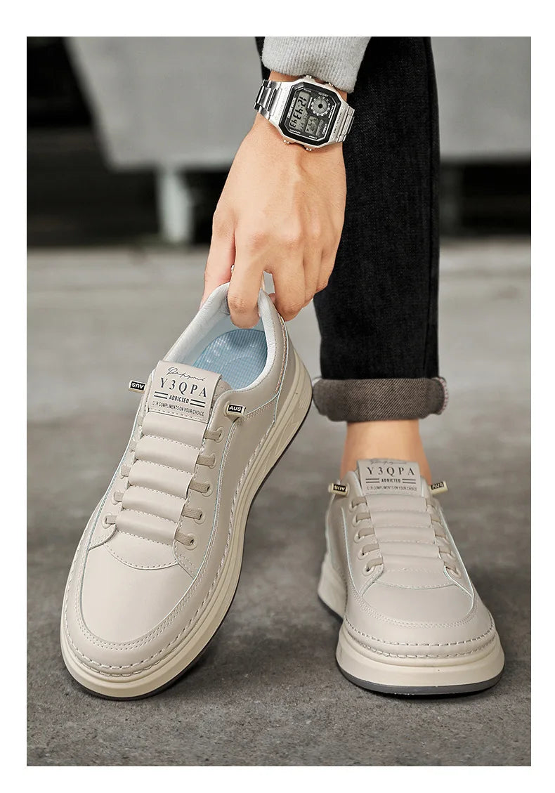 Mocasines slip-on deportivos de verano para hombre, estilo casual, ideales para conducir, versátiles, cómodos, transpirables y resistentes al desgaste, en cuero -..